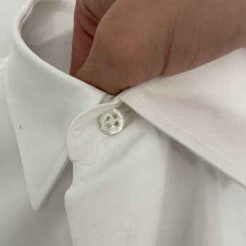 Ecohanger Cleaners - Damaged button - Sewing & Alterations Near Me - Hallandale Beach, Florida Ecohanger Cleaners - Damaged button - Sewing & Alterations Near Me - Hallandale Beach, Florida