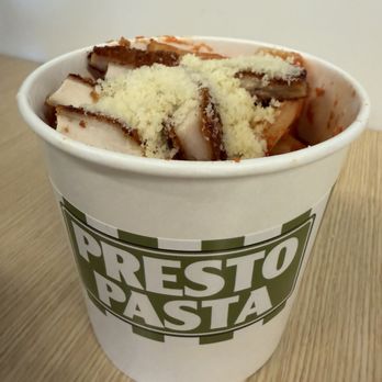 Presto Pasta - Rigatoni, pomodoro and chicken - Italian Near Me - Boston, Massachusetts Presto Pasta - Rigatoni, pomodoro and chicken - Italian Near Me - Boston, Massachusetts