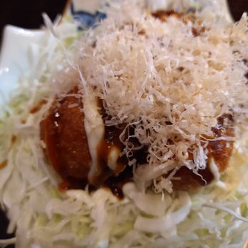 Sushi Avenue On The Square - Takoyaki on a bed of cabbage. - Japanese Near Me - Decatur, Georgia