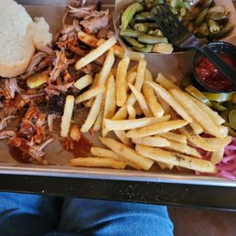 Pulled Pork plate Pulled Pork plate