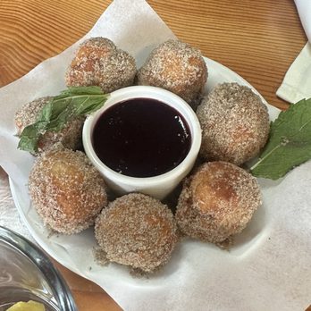 The Lark - Warm Donut Holes & Blueberry Bay Leaf Jam - New American Near Me - Santa Barbara, California The Lark - Warm Donut Holes & Blueberry Bay Leaf Jam - New American Near Me - Santa Barbara, California
