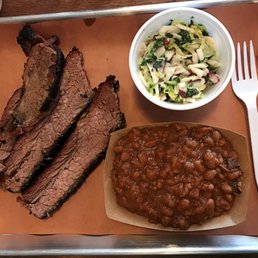 Wayne BBQ Brisket Plate with optional sides