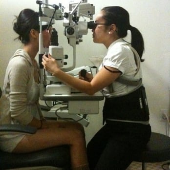 First Bristol Optometry - Getting my eyes examined by Dr. Tran :) - Optometrists Near Me - Santa Ana, California