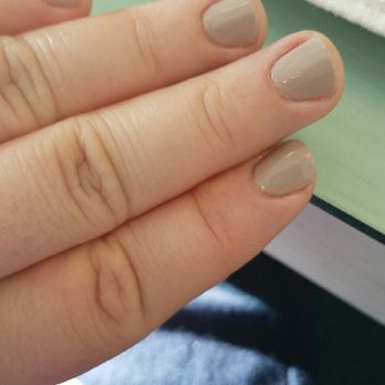 Hush Beauty Lounge - My nails with regular polish after another salon ruined them with thick layers of gel. So much better! - Skin Care Near Me - Oceanside, California