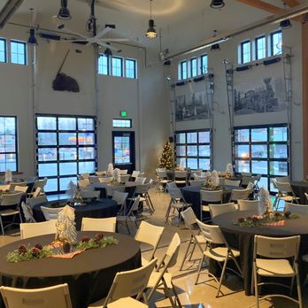 The Mill On Lake Stevens - Hartford Hall has large bay doors, industrial details, and a spacious layout. - Venues & Event Spaces Near Me - Lake Stevens, Washington The Mill On Lake Stevens - Hartford Hall has large bay doors, industrial details, and a spacious layout. - Venues & Event Spaces Near Me - Lake Stevens, Washington