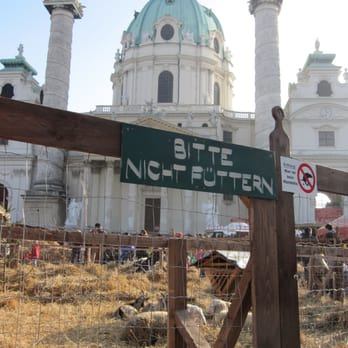 Adventmarkt Karlsplatz - petting zoo - Christmas Markets Near Me - Vienna, 9