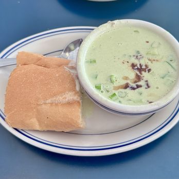 Goode Company Seafood - Crab, Corn, Poblano Bisque - Cup - Seafood Near Me - Houston, Texas