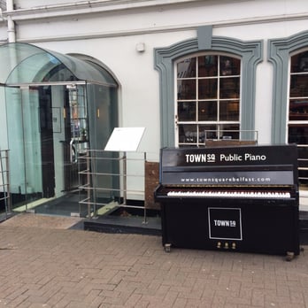 Town Square - Public piano....just wish I could play! - Food Near Me - Belfast, BFS