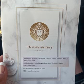 DeVone Beauty - Here is her information She does eyelash extensions facials and many more recommended will be coming back for facials - Waxing Near Me - San Leandro, California