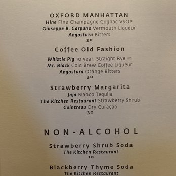 The Kitchen Restaurant - Cocktail menu - New American Near Me - Sacramento, California The Kitchen Restaurant - Cocktail menu - New American Near Me - Sacramento, California