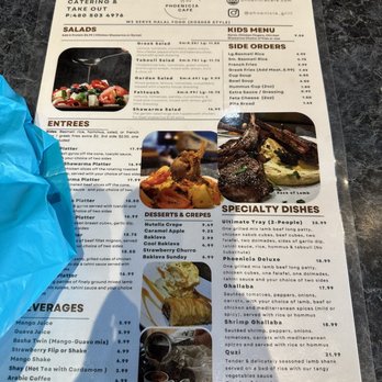Phoenicia Pita Kitchen - Menu - Greek Near Me - Gilbert, Arizona