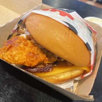 Roaming Rooster - Honey Butter Fried Chicken Sandwich (added bacon) - Chicken Shop Near Me - Washington, DC, District of Columbia
