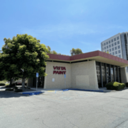 Exterior outside entrance of Vista Paint - Santa Ana, California Exterior outside entrance of Vista Paint - Santa Ana, California