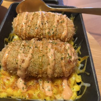 izakaya 68 - Potato croquets on corn - Sushi Bars Near Me - Cockeysville, Maryland