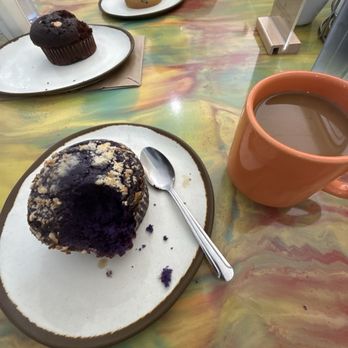 Madera Sunrise - Sweet potato muffin and cup of coffee. - Breakfast & Brunch Near Me - Green Valley, Arizona Madera Sunrise - Sweet potato muffin and cup of coffee. - Breakfast & Brunch Near Me - Green Valley, Arizona