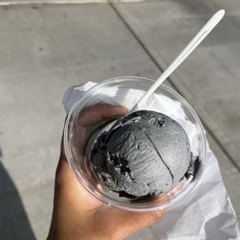Nana's Green Tea - Large Black Sesame Ice Cream Scoop - Desserts Near Me - Bellevue, Washington Nana's Green Tea - Large Black Sesame Ice Cream Scoop - Desserts Near Me - Bellevue, Washington