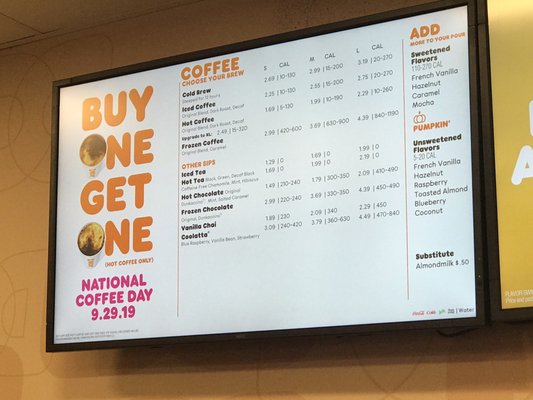 Menu photo 1 Dunkin' West Chester, OH