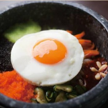 Purumiru Korean BBQ Restaurant - Nalchi bibimbab: flying fish roe - wasabi masago roe, black masago caviar. Sizzling bibimbab bowl with fish roe and vegetables - Korean Near Me - Sydney, NSW Purumiru Korean BBQ Restaurant - Nalchi bibimbab: flying fish roe - wasabi masago roe, black masago caviar. Sizzling bibimbab bowl with fish roe and vegetables - Korean Near Me - Sydney, NSW