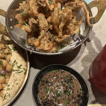 Shukette - Shiitake tempura with black garlic - Middle Eastern Near Me - New York, New York