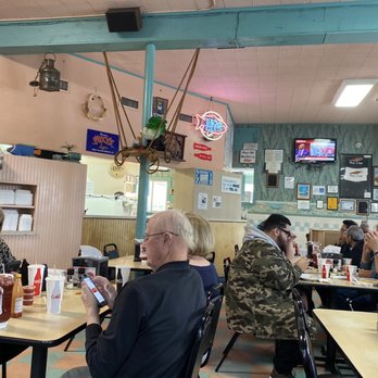 Shrimp N Stuff - Pick up area from far side. - Seafood Near Me - Galveston, Texas Shrimp N Stuff - Pick up area from far side. - Seafood Near Me - Galveston, Texas