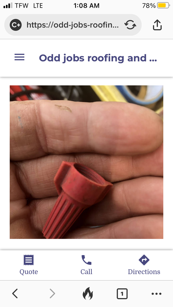 Slide of Odd jobs wrens ga