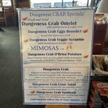 Blue Buoy Restaurant - Crab specials - Seafood Near Me - Westport, Washington