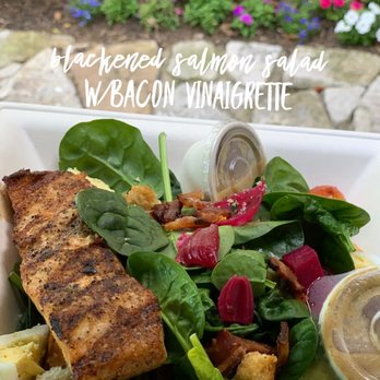 Tribute at The Houstonian - Salmon salad - Desserts Near Me - Houston, Texas Tribute at The Houstonian - Salmon salad - Desserts Near Me - Houston, Texas