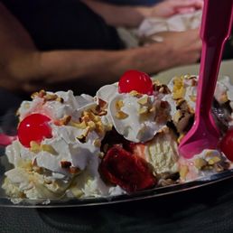 Banana Split Waffle
