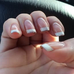2-3 days after getting gel polish. Wasn't done right. Color changed and cracked. Wouldn't fix it or reimburse me! 2-3 days after getting gel polish. Wasn't done right. Color changed and cracked. Wouldn't fix it or reimburse me!