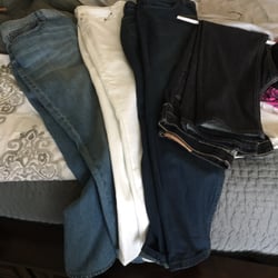 4 jeans I got tapered and hemmed
