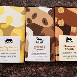 Lawrenceville Market House - Three great unique bars from Fat Cat chocolates
