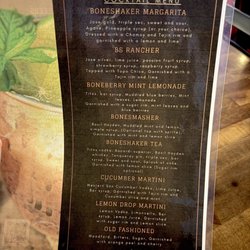 Boneshaker's Restaurant & Billiards - Mixed drinks