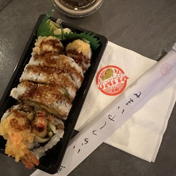 Umiya Sushi - Shrimp tempura roll, to go. - Japanese Near Me - Delano, Minnesota Umiya Sushi - Shrimp tempura roll, to go. - Japanese Near Me - Delano, Minnesota
