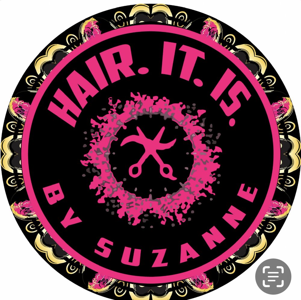 Hair It Is by Suzanne Logo