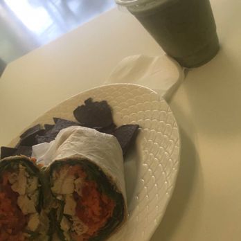 Nature's cafe & Juice Bar - Chicken wrap and kale,mango,flaxseed and pineapple smoothie! - Juice Bars & Smoothies Near Me - Vineland, New Jersey Nature's cafe & Juice Bar - Chicken wrap and kale,mango,flaxseed and pineapple smoothie! - Juice Bars & Smoothies Near Me - Vineland, New Jersey
