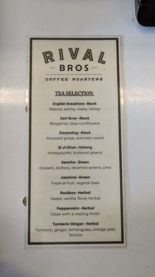 Menu photo 1 Rival Bros Coffee Philadelphia, PA Menu photo 1 Rival Bros Coffee Philadelphia, PA