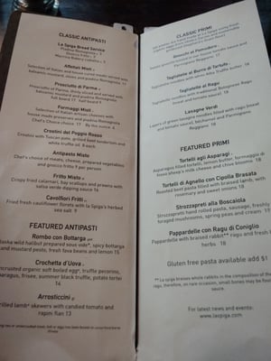 Menu photo 8 Osteria la Spiga Seattle, WA Menu photo 8 Osteria la Spiga Seattle, WA