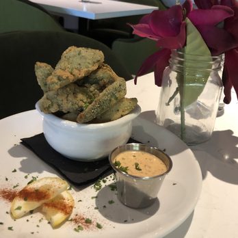 Fifth Avenue Syndicate - Avocado Fries served with a side of sriracha mustard & smoked paprika. - Cocktail Bars Near Me - Moline, Illinois