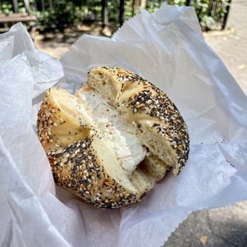 Absolute Bagels - everything bagel w/ lox spread - Bakeries Near Me - New York, New York