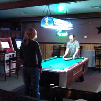 Pine Tree Lodge - one of two coin-op pool tables - Seafood Near Me - Beaumont, Texas