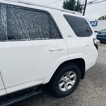 Off The Charts Car Detailing - Prewash, looks gray and darker - Auto Detailing Near Me Off The Charts Car Detailing - Prewash, looks gray and darker - Auto Detailing Near Me