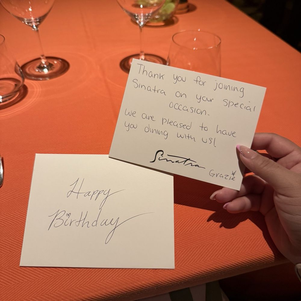 Sinatra - Personalized card - Italian Near Me - Las Vegas, Nevada Sinatra - Personalized card - Italian Near Me - Las Vegas, Nevada