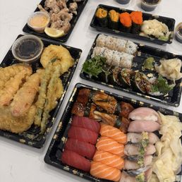 Vegetable Veggie Tempura Appetizer Karaage/Japanese Fried Chicken (10pcs) Uni (Sea Urchin)* Spider Roll (6 pieces) Spicy Poke* (8 pieces) Vegetable Veggie Tempura Appetizer Karaage/Japanese Fried Chicken (10pcs) Uni (Sea Urchin)* Spider Roll (6 pieces) Spicy Poke* (8 pieces)