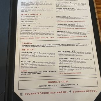 Johnny Rocco's Italian Grill - Italian Near Me - Niagara Falls, Ontario