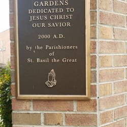 St Basil Church - Plaque outside entrance