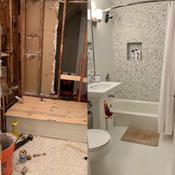 Michael Remodeling - Updated bathroom tile. - General Contractors Near Me - Chicago, Illinois