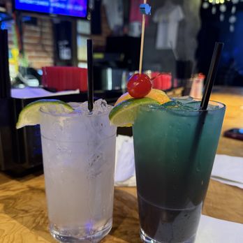 Dive Bar - Seasonal drink (appletini) and tipsy mermaid (super sweet) - Dive Bars Near Me - Sacramento, California