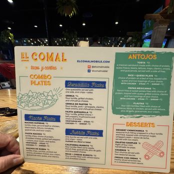 El Comal - Menu - Mexican Near Me - Mobile, Alabama