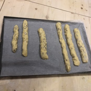 Fonte Giusta - Cantucci before it is put in the oven - Tuscan Near Me - Siena, SI