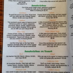 Barleycorn's Downtown Bar & Deli - Menu page 1